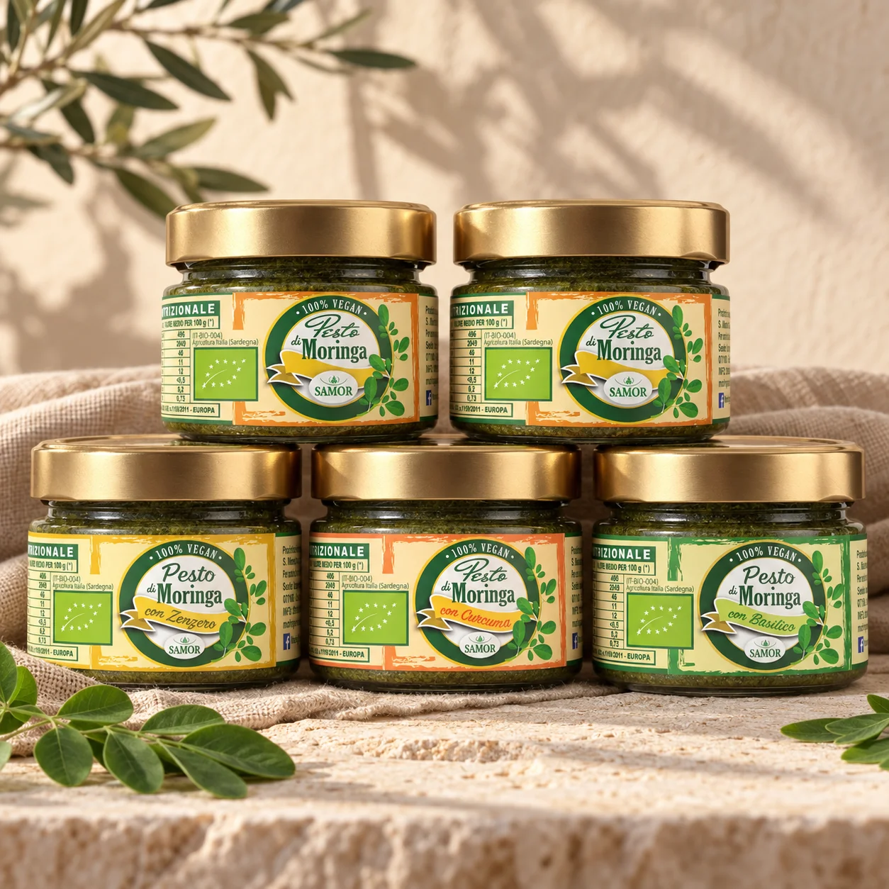 Box Degustazione Pesti di Moringa Oleifera
